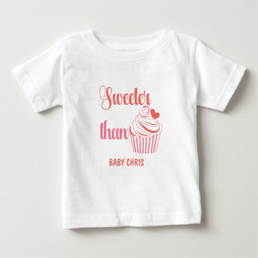 Funny Cupcake Quote Red Pink White (Voorkant)