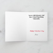Funny Cupid et SWAT Officier Carte Saint Valentin (Intérieur)