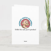 Funny Cupid Valentine Carte de voeux (Dos)