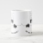 Funny Curiosity Eyes Coffee Mok Smile (Voorkant)