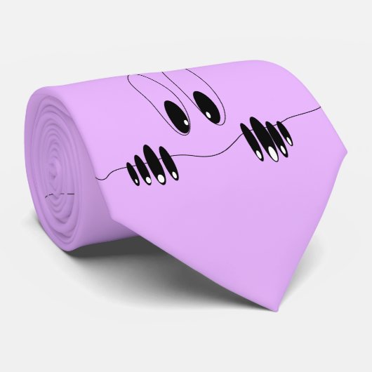 Funny Curiosity Eyes Cravate Joyeux sourire (Roulé)