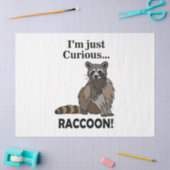 Funny Curious Raccoon Tissuepapier (Craft)
