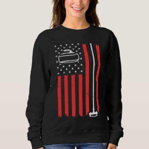 Funny Curling Gift for Men Women Curling Players U Trui