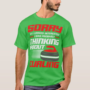 Funny Curling Player Sport Curler Gift T-shirt