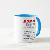 Funny Custom Best AI Chat User Gift Mok (Voorkant rechts)