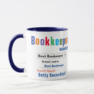 Funny Custom Best Bookkeeper Mok