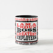 Funny Custom Best Boss Gift Mok (Midden)