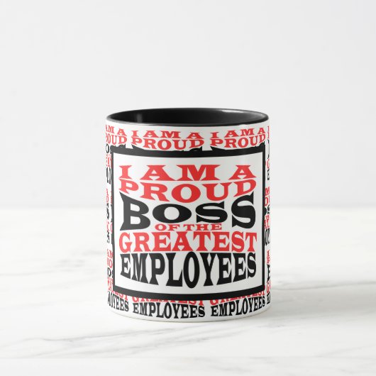 Funny Custom Best Boss Gift Mok (Midden)
