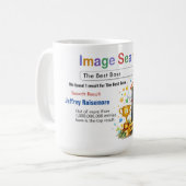 Funny Custom Best Boss Search Gift Mug (Devant gauche)