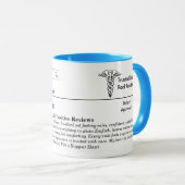 Funny Custom Best Cardiologist Mug (Devant droit)