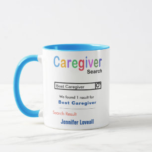 Funny Custom Best Caregiver Mok