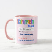 Funny Custom Best Chiropractor Gift Mok (Links)