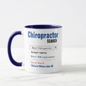 Funny Custom Best Chiropractor Gift Mok (Links)