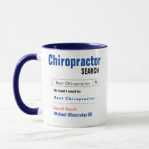 Funny Custom Best Chiropractor Gift Mok