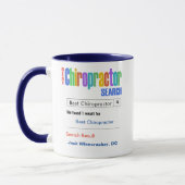 Funny Custom Best Chiropractor Gift Mok (Links)