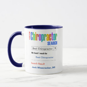 Funny Custom Best Chiropractor Gift Mok