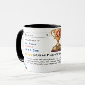 Funny Custom Best Dad Mok (Voorkant links)