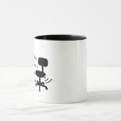 Funny Custom Best Ding Over My Job Sarcasm Mok (Midden)