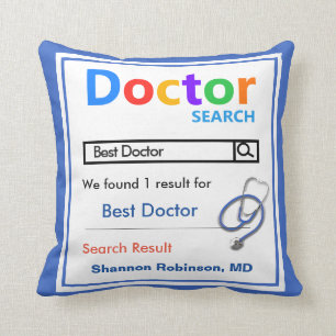 Funny Custom Best Doctor Gift Kussen