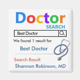 Funny Custom Best Doctor Gift Magneet