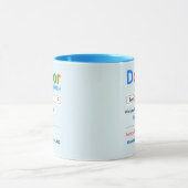 Funny Custom Best Doctor Gift Mok (Midden)