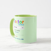 Funny Custom Best Doctor Gift Mok (Voorkant links)