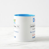 Funny Custom Best Doctor Gift Mok (Midden)