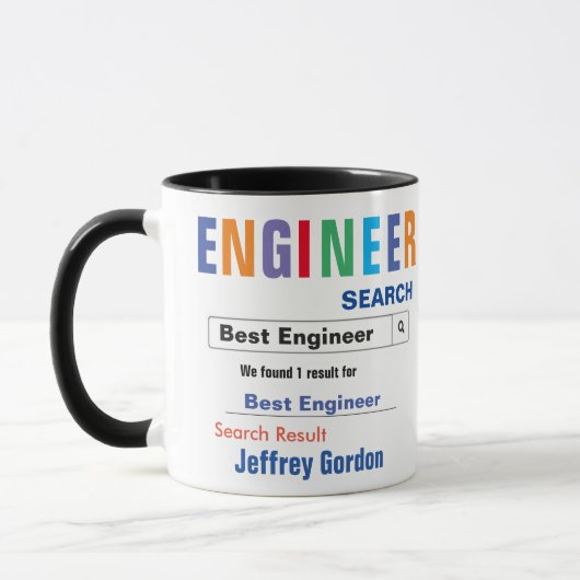 Funny Custom Best Engineer Gift Mok (Links)