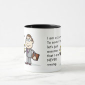 Funny Custom Best Lawyer Gift Mok (Midden)