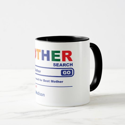 Funny Custom Best Mam Gift Mok (Voorkant rechts)