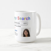 Funny Custom Best Mom Recherche Mug cadeau (Devant droit)