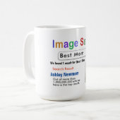 Funny Custom Best Mom Recherche Mug cadeau (Devant gauche)