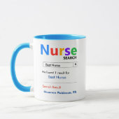 Funny Custom Best Nurse Gift Mok (Links)