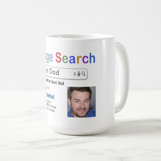 Funny Custom Best Pap Search Cft Mok (Voorkant rechts)