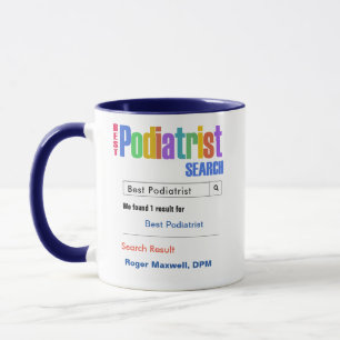 Funny Custom Best Podiatrist Gift Mok