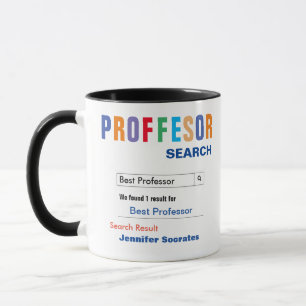 Funny Custom Best Professor Gift Mok