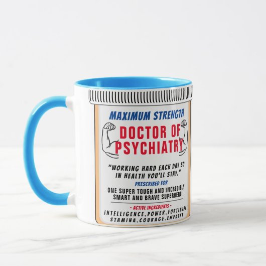 Funny Custom Best Psychiatrist Gift Mok (Links)