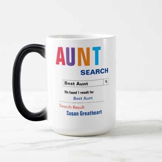 Funny Custom Best tante Cadeft Magische Mok (Links)