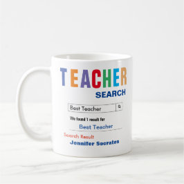 Funny Custom Best Teacher Gift Koffiemok