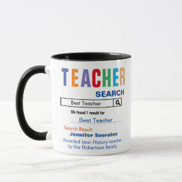 Funny Custom Best Teacher Gift Mok