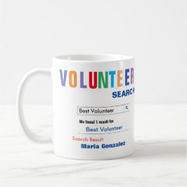 Funny Custom Best Volunteer Gift Koffiemok