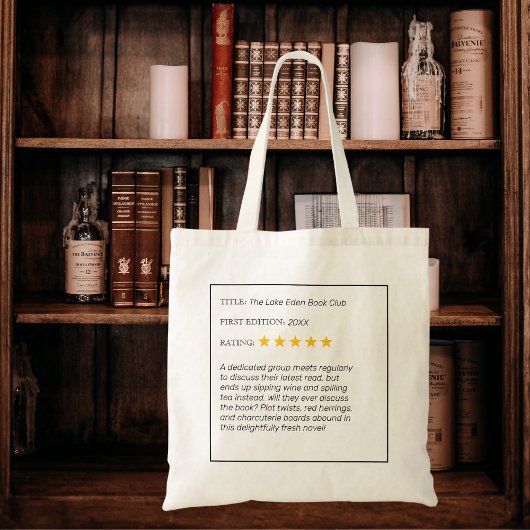 Funny Custom Book Club Sac fourre-tout