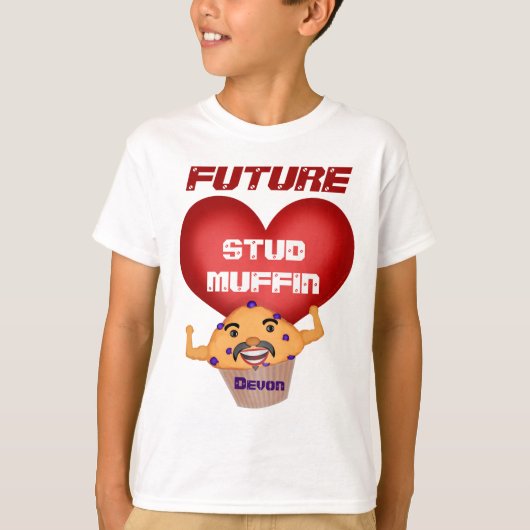Funny Custom Boy Valentine's Day T-shirt (Devant)