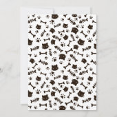 Funny Custom Cat Photo Kerstmis Kaart (Achterkant)