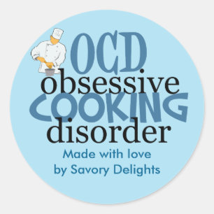 Funny Custom Catering Company Ronde Sticker