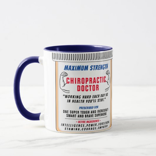 Funny Custom Chiropractor Mug cadeau (Gauche)
