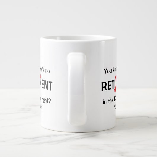 Funny Custom Christelijk Retirement Coffee Mok (Achterkant)