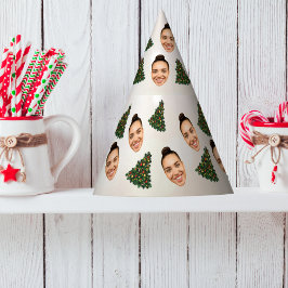 Funny Custom Christmas Party Hat with Your Face  Feesthoedjes