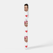 Funny Custom Couple Faces Pattern Red Hearts (Côté droit)