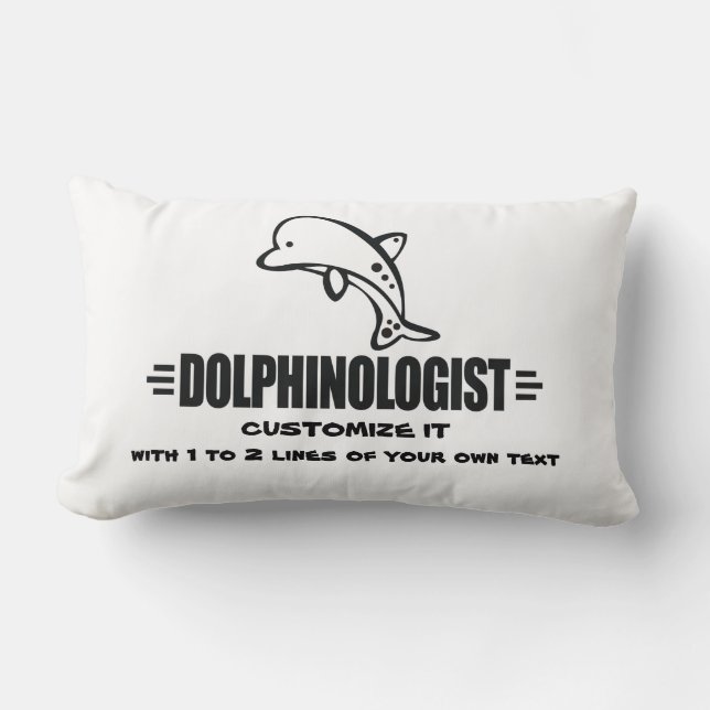 Funny Custom Dolphins Kussen (Voorkant)